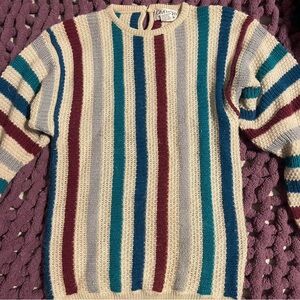 Givenchy Vintage Striped Knit Sweater